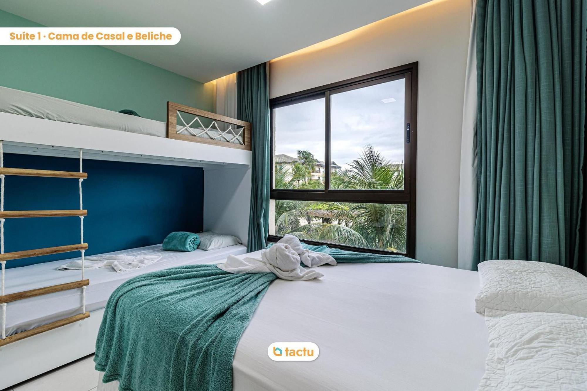 Apartamento gigante de 98 m2 no bloco mais luxuoso do VG Sun Cumbuco por Tactu Exterior foto