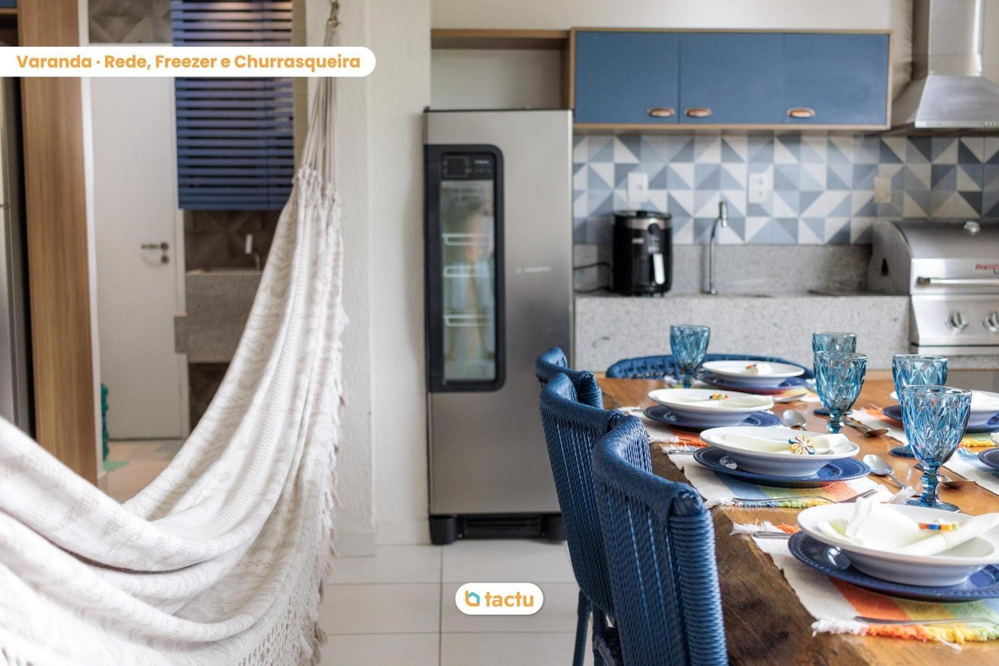 Apartamento gigante de 98 m2 no bloco mais luxuoso do VG Sun Cumbuco por Tactu Exterior foto