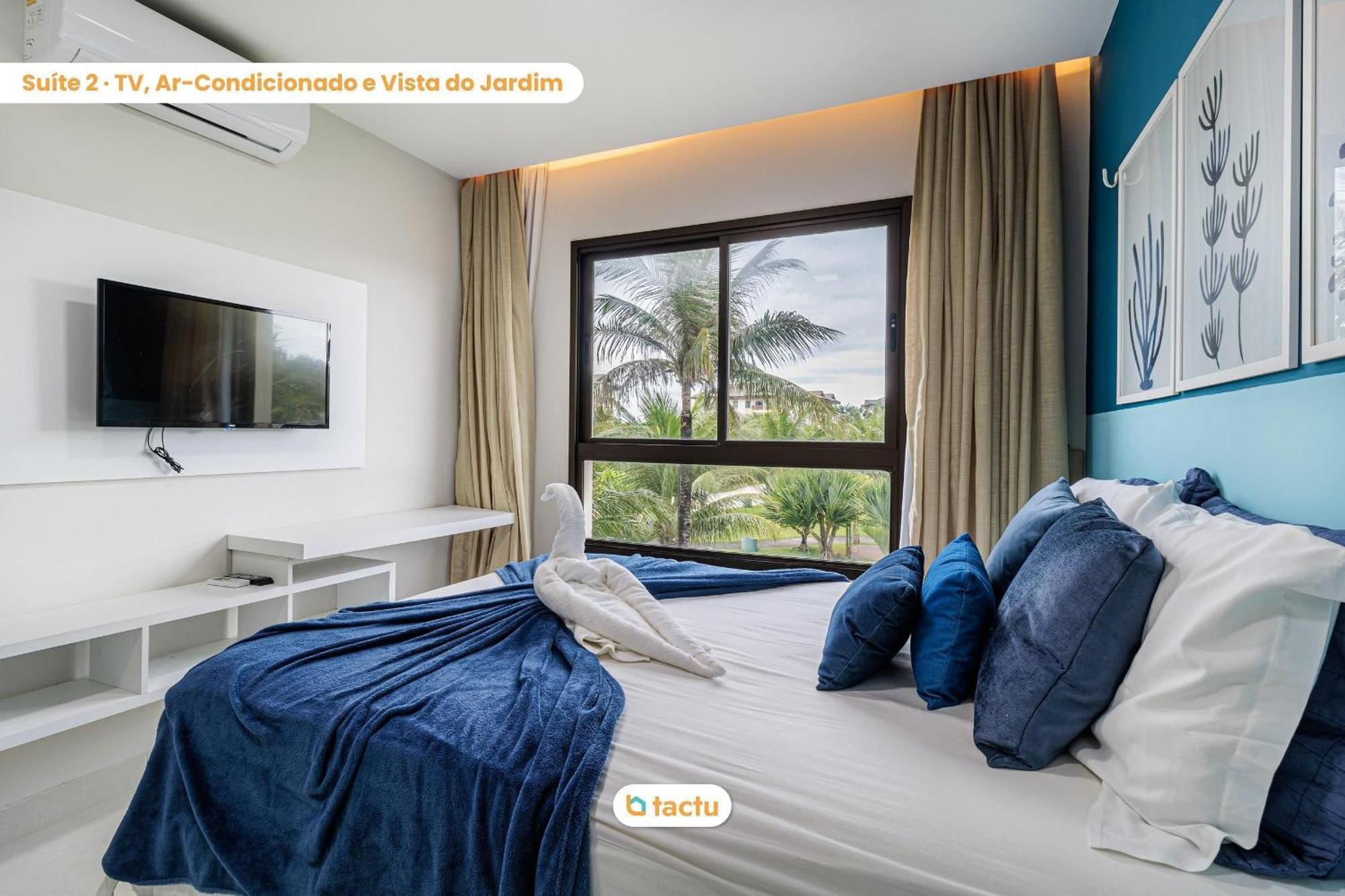 Apartamento gigante de 98 m2 no bloco mais luxuoso do VG Sun Cumbuco por Tactu Exterior foto